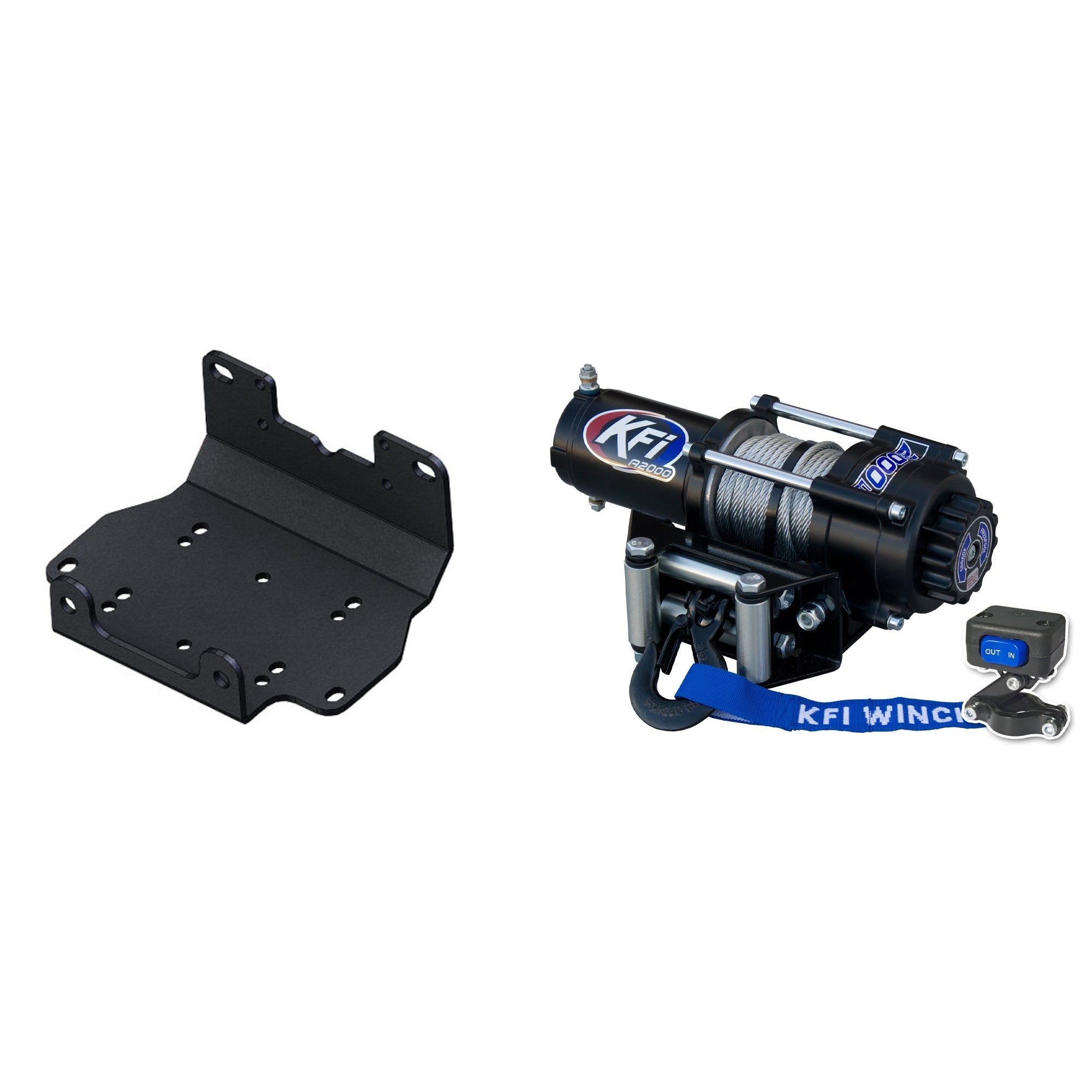 KFI Winch Kit For Yamaha Grizzly 700 4x4 2016-2024