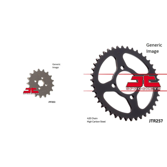 Front & Rear Sprocket Kit for Street HONDA C70 1980-1981