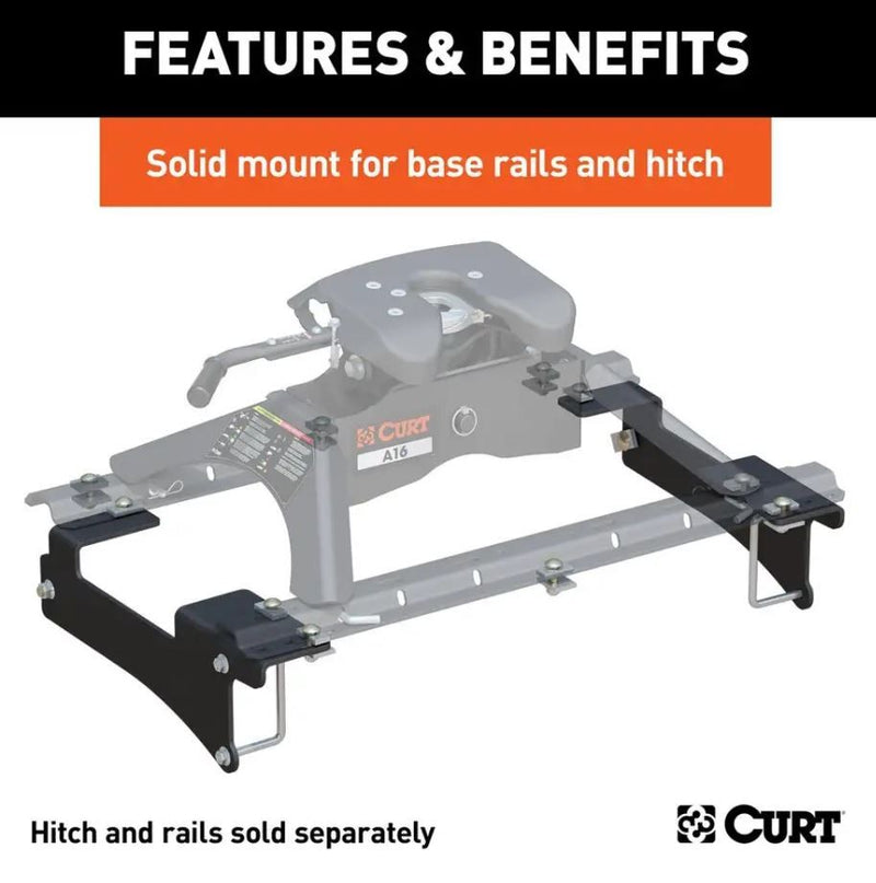 Load image into Gallery viewer, CURT Custom 5th Wheel Brackets 2020-Current Chevrolet Silverado, GMC Sierra, 2500HD &amp; 3500HD Models

