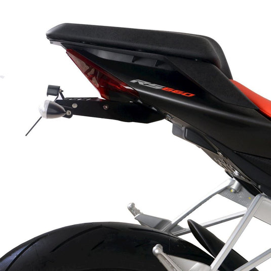 R&G Racing Black Tail Tidy License Plate Holder For 2021-2024 Aprilia RS660