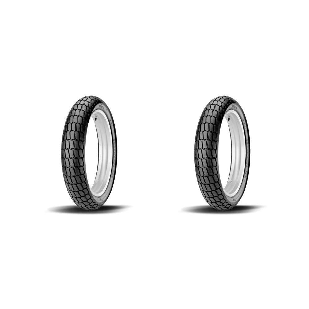 Pair of Maxxis Dirt Track M7302 DTR-1 Bias Dirt Bike Tires 27x7-19 (2)