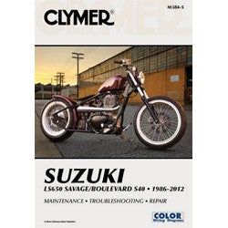 Load image into Gallery viewer, CLYMER MANUAL SUZUKI LS650 SAVAGE 1986-2012
