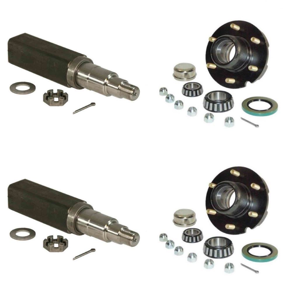Trailer Axle Kit - 6000# - (two) 6 on 5 1/2
