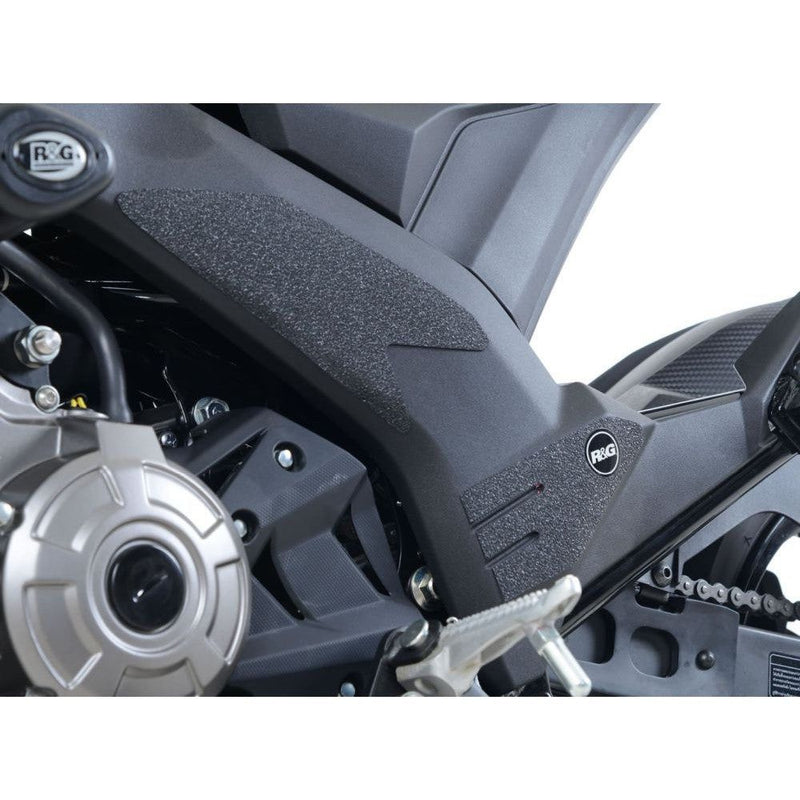 Load image into Gallery viewer, R&amp;G Racing Black Boot Guard Kit For 2016-2018 Kawasaki Z125
