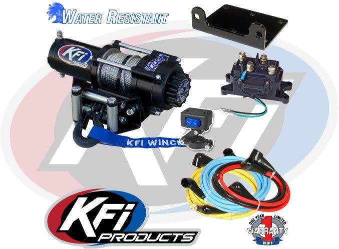 Load image into Gallery viewer, KFI Products Winch Kit For Polaris RZR XP Turbo S/S 4 2018-2020

