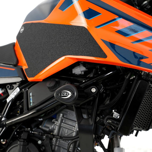 R&G Racing Black Aero Style Crash Protectors For 2024-2025 KTM 125 Duke