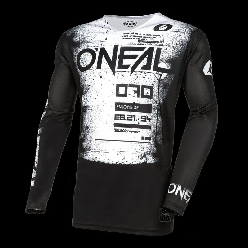 Load image into Gallery viewer, Motocross Jersey 242 O&#39;Neal Mayhem Scarz Black / White Motocross Jersey
