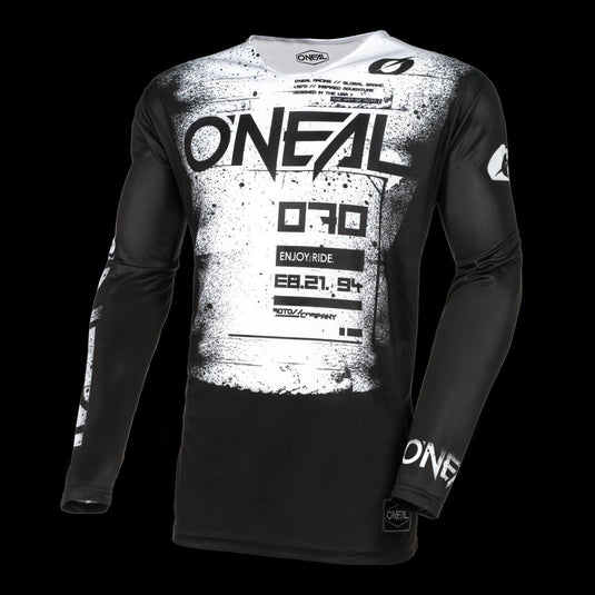 Motocross Jersey 242 O'Neal Mayhem Scarz Black / White Motocross Jersey