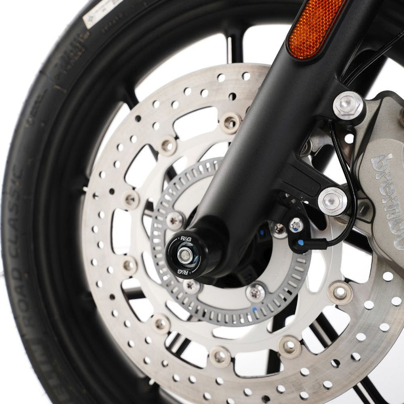 Load image into Gallery viewer, R&amp;G Racing Black Fork Protectors FP0189BK
