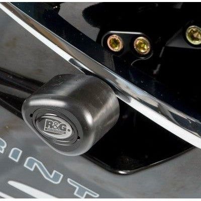 Load image into Gallery viewer, R&amp;G Racing Black Aero Style Crash Protection Bobbins For 2011-2012 Triumph Sprint GT
