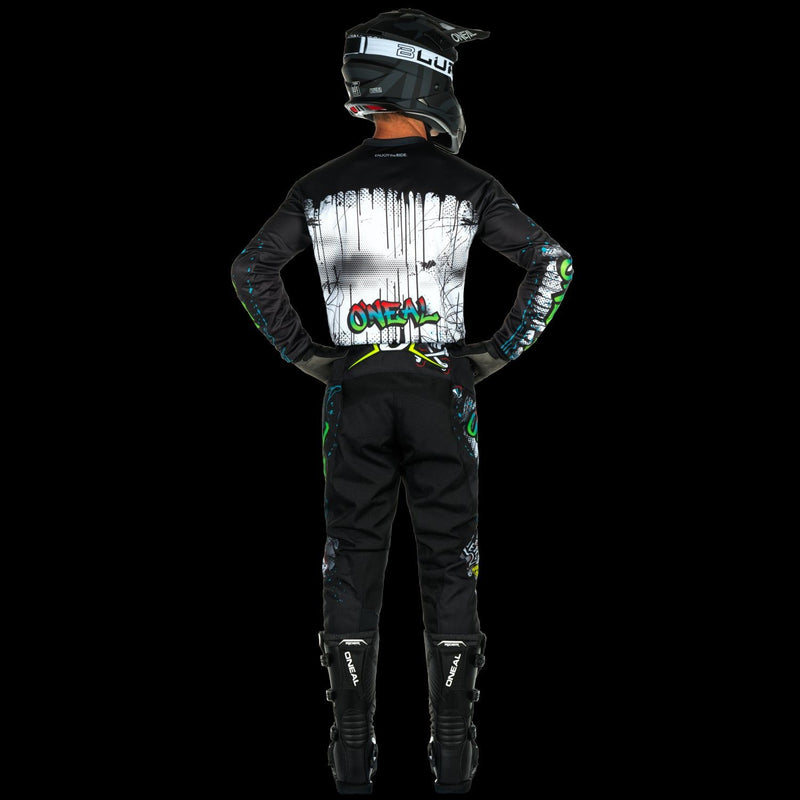 Load image into Gallery viewer, Motocross Jersey 242 O&#39;Neal Element Rancid Black / White Motocross Jersey
