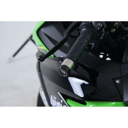 R&G Racing Black Bar End Sliders For 2019-2024 Ducati Hypermotard 950