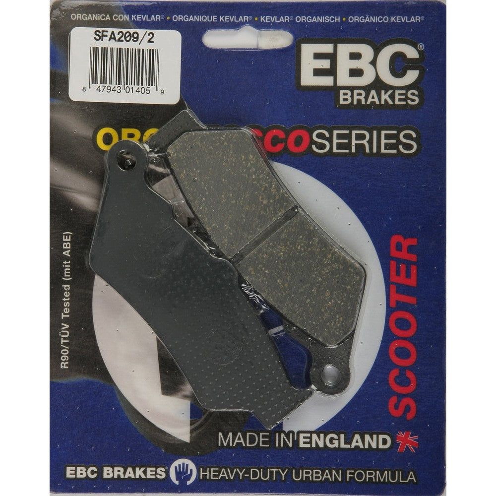 EBC 1 Pair Premium SFA Organic OE Replacement Brake Pads MPN SFA209/2