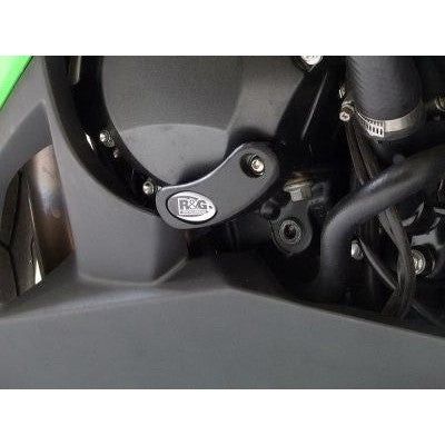 R&G Racing Black Engine Case Sliders LHS For 2008-2009 Kawasaki Ninja ZX10R ZX1000E