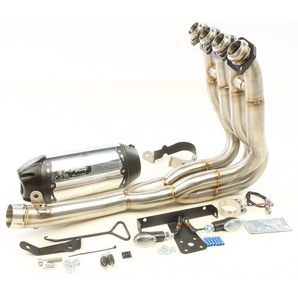 Two Brothers Racing S1R Black Series Aluminum Full Exhaust System 005-3860106-S1B