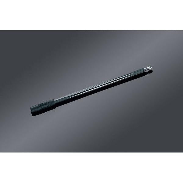 Load image into Gallery viewer, Kuryakyn Black Hex Grooved Billet Radio Stereo Antenna Harley Touring 1989-2017
