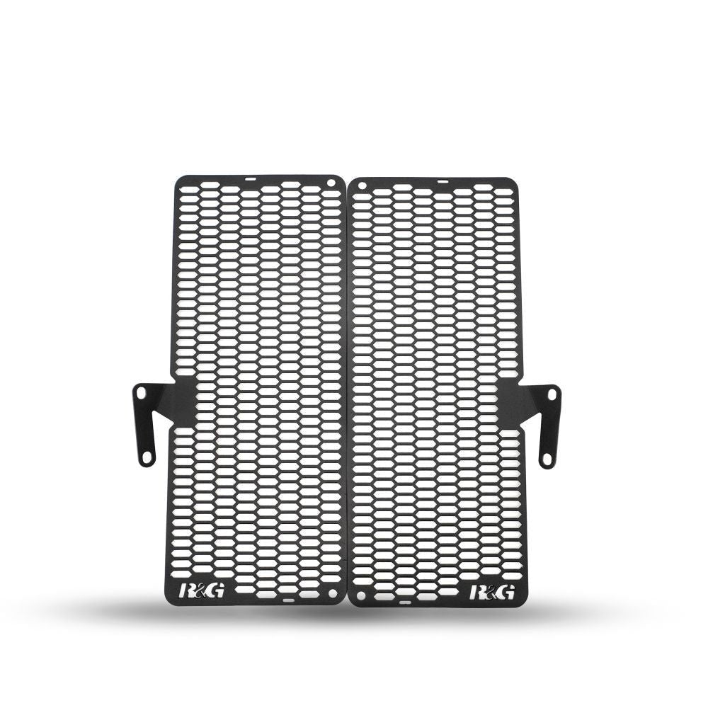 R&G Racing Matt Titanium PRO Radiator Guard For 2021-2022 Ducati Multistrada V4