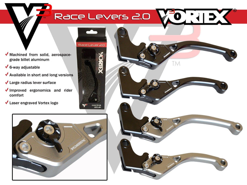 Load image into Gallery viewer, Vortex Black V3 2.0 Short Clutch Lever - LVC527

