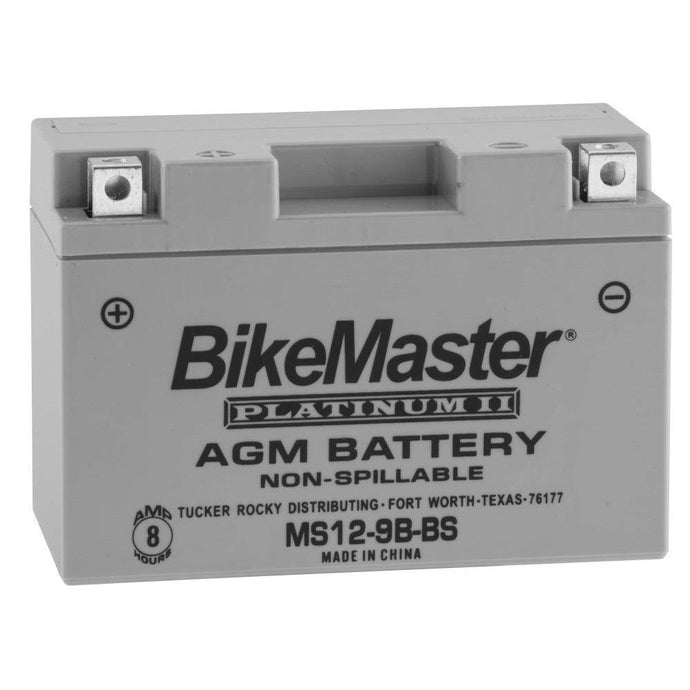BikeMaster AGM 12V Platinum Battery For Yamaha YZF-R6 2001-2005 Grey