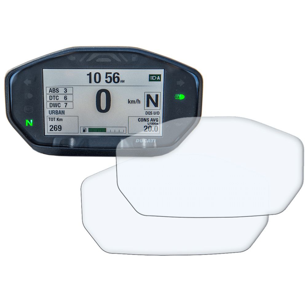 R&G Racing Clear Dashboard Screen Protector Kit DSP-DUC-004CL