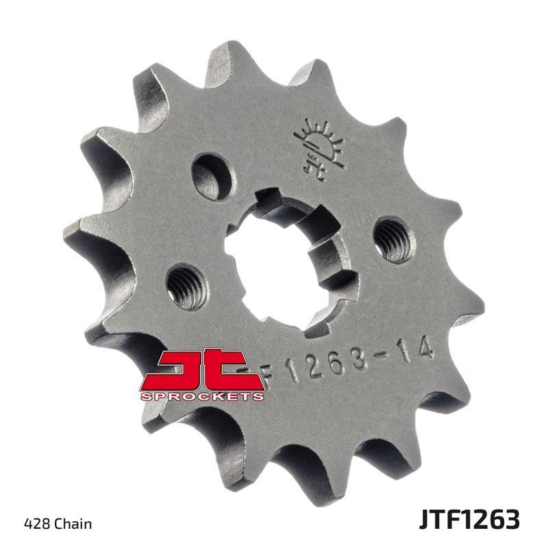 JT Sprockets Front Steel Countershaft Sprocket 15 Tooth 15T 428 Chain