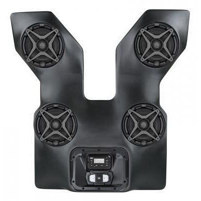 SSV Works 4 Speaker Overhead Weatherproof Audio System With RCA Harness And AUX/USB Add-On