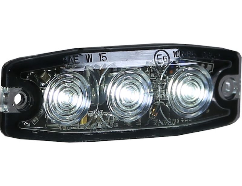 Load image into Gallery viewer, Clear Ultra Thin 3.5 inch LED Strobe Light
