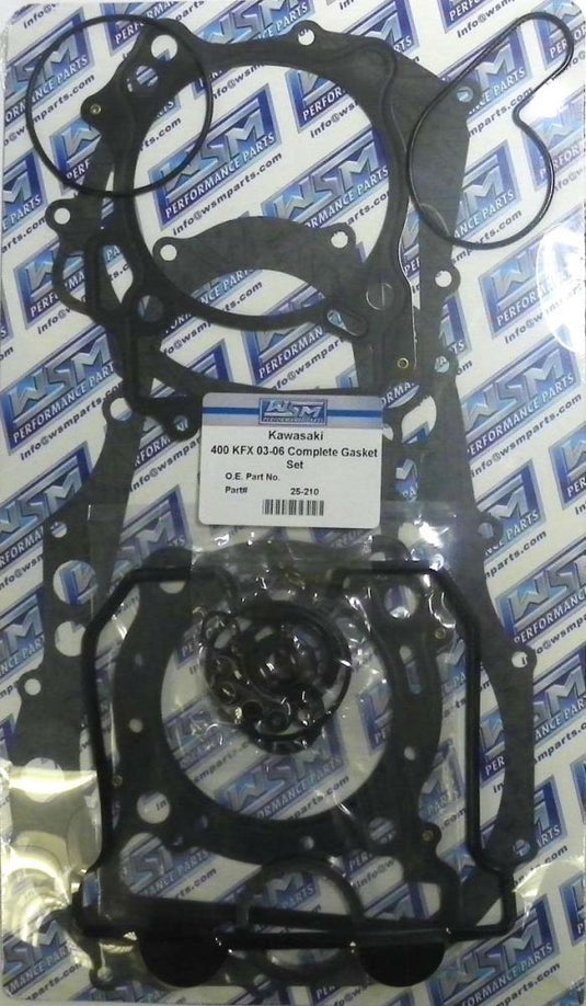 WSM Complete Gasket Kit For Kawasaki / Suzuki 400 KFX / LT-Z 03-14 25-210