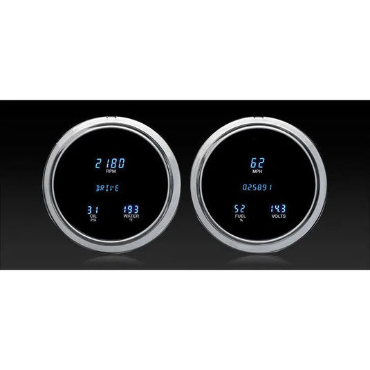 Dakota Digital 1947-1953 Chevrolet Pickup Series III Gauge Kit with Teal/Blue Display VFD3-47C-PU-Z