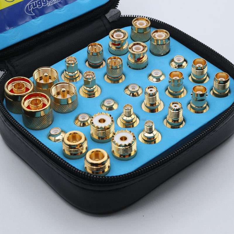 Load image into Gallery viewer, Rugged Radios Gold Plated BNC and NMO Antenna Connector Kit RF-ADPT-KIT
