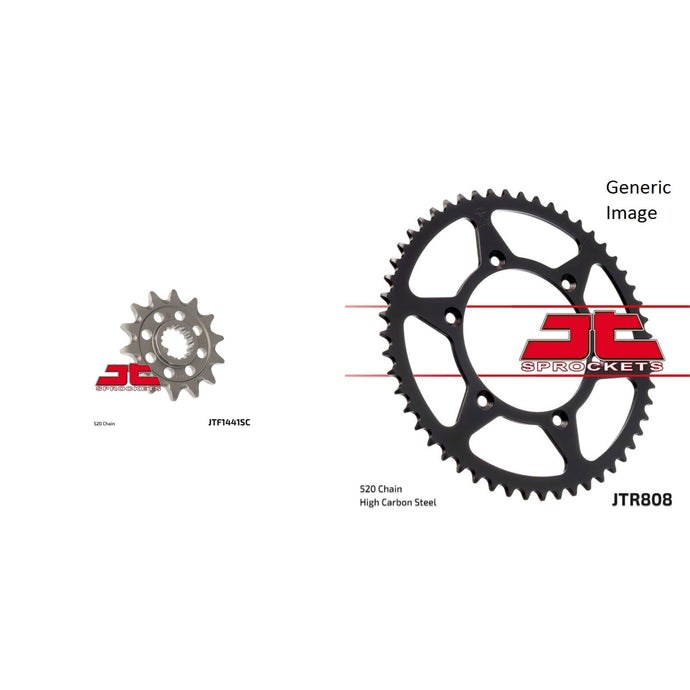 Front and Rear Steel Sprocket Kit for OffRoad SUZUKI RMX450 2010-2011