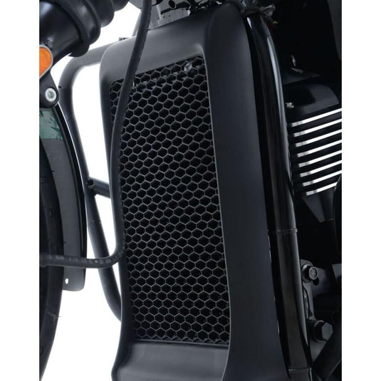 R&G Racing Black Aluminum Radiator Guard RAD0198BK