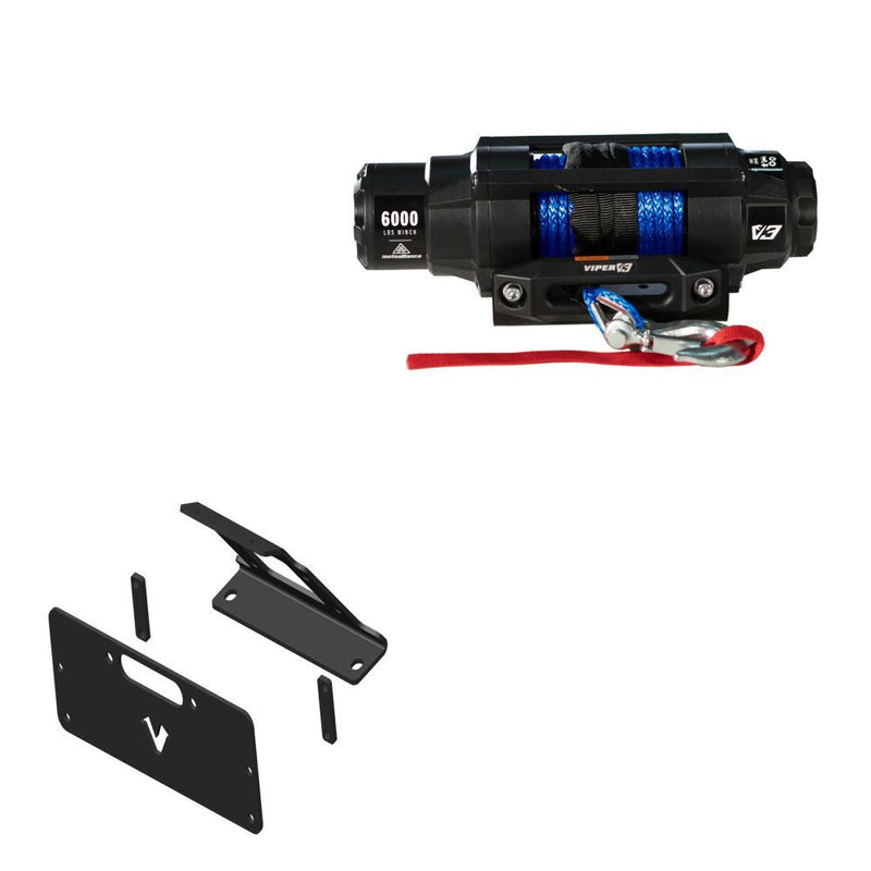 Load image into Gallery viewer, Viper 6000lbs V3 Winch Blue Rope With Mount For Yamaha YXZ1000R 2016-2021
