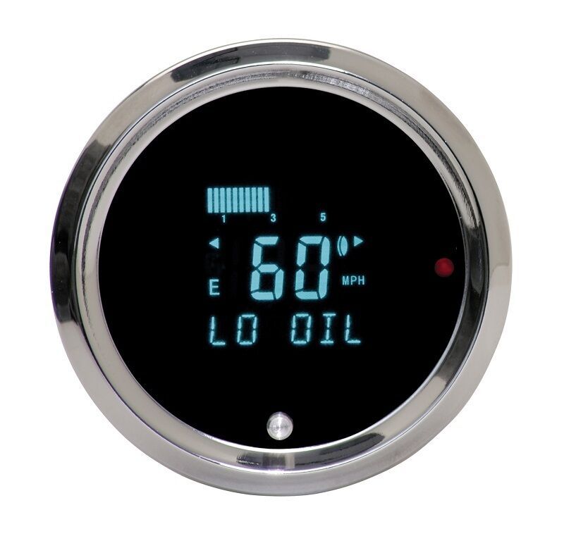 Load image into Gallery viewer, Dakota Digital Odyssey Chrome Mini 2-1/16" Tachometer With Teal Display
