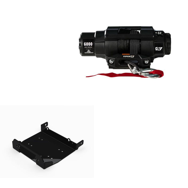 Load image into Gallery viewer, Viper 6000lbs V3 Winch Black Rope With Mount For Yamaha Wolverine X2 X4 2018-2024
