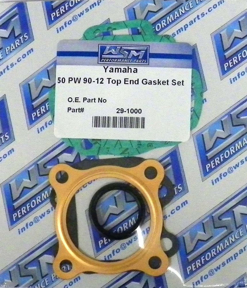 Load image into Gallery viewer, WSM Top End Gasket Kit For Yamaha 50 PW 81-16 29-1000
