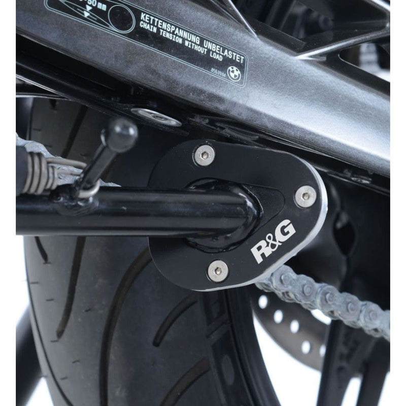 Load image into Gallery viewer, R&amp;G Racing Silver Kickstand Shoe For 2017-2019 BMW G310R PKS0104SI
