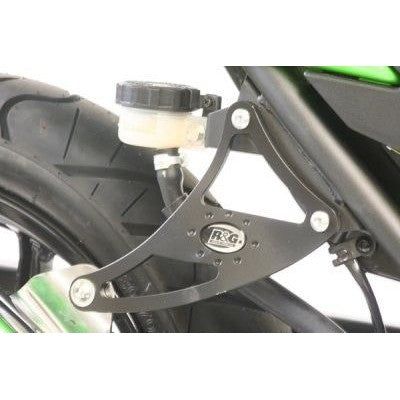 R&G Racing Black Exhaust Hanger For 2008-2012 Kawasaki Ninja 250 EH0037BK