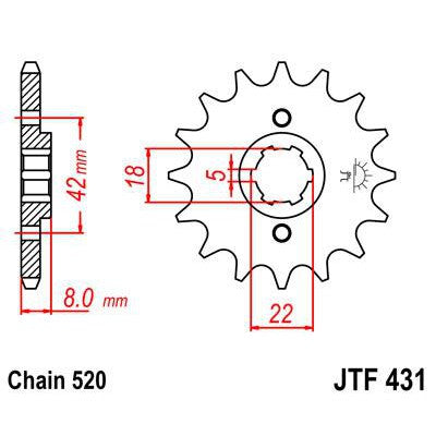Load image into Gallery viewer, Front &amp; Rear Sprocket Kit for SUZUKI LT300 E- H,J,K 87-89 JT Sprockets
