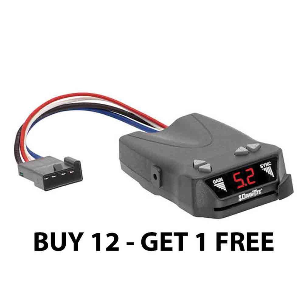 Brakeman IV Trailer Brake Controller, Timed, 1 to 4 Axles - 13 Controllers