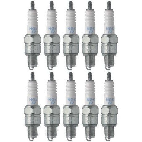 Set of 10 NGK Standard Spark Plugs for Kawasaki KLX110 2014-2002 Engine 110cc