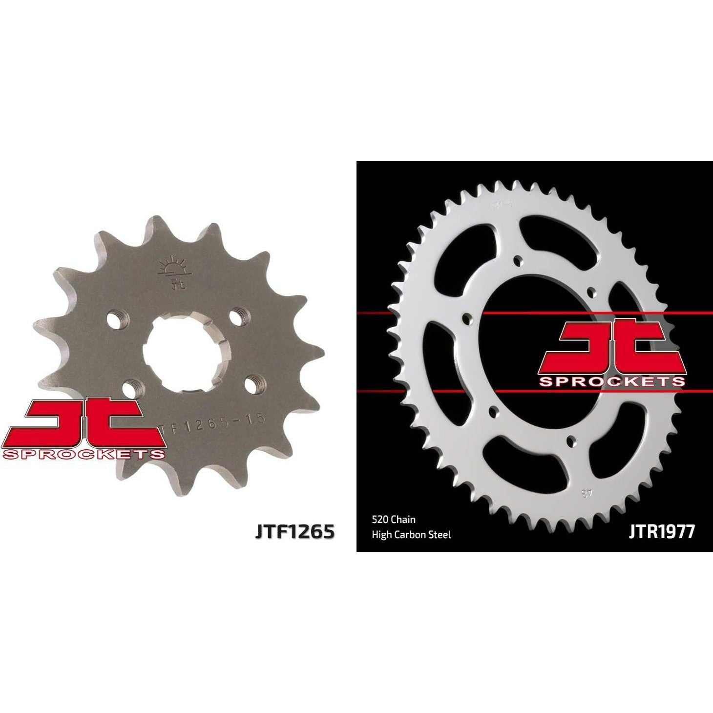 Front & Rear Sprocket Kit for HONDA XL250 K1/K2-USA 72-76 JT Sprockets