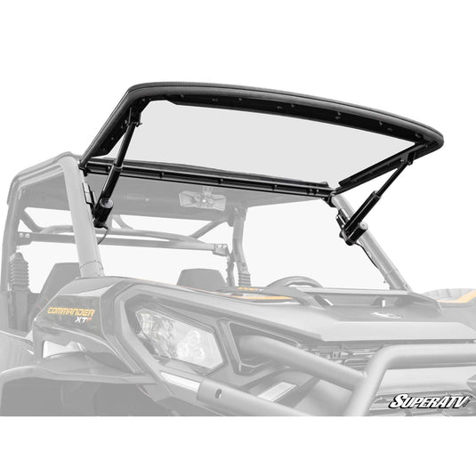 SuperATV Can-Am Commander MaxDrive Power Flip Windshield PFWS-CA-COM-70