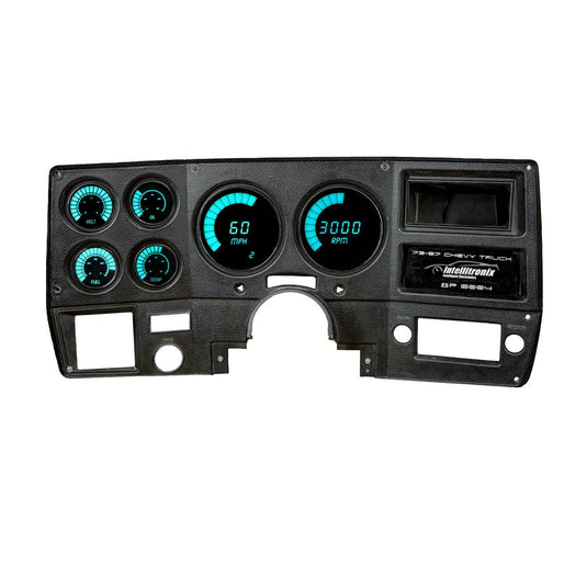 Intellitronix Teal OEM Replacement LED Bar Graph Gauge Panel For Chevrolet Trucks 1973-1987