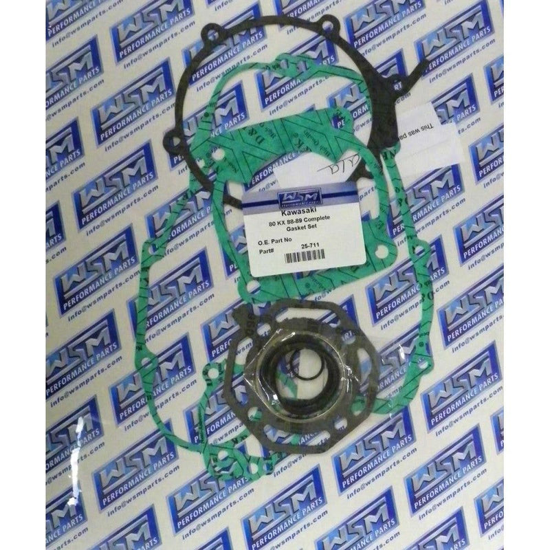 Load image into Gallery viewer, WSM Complete Gasket Kit For Kawasaki 80 KX 88-89 25-711
