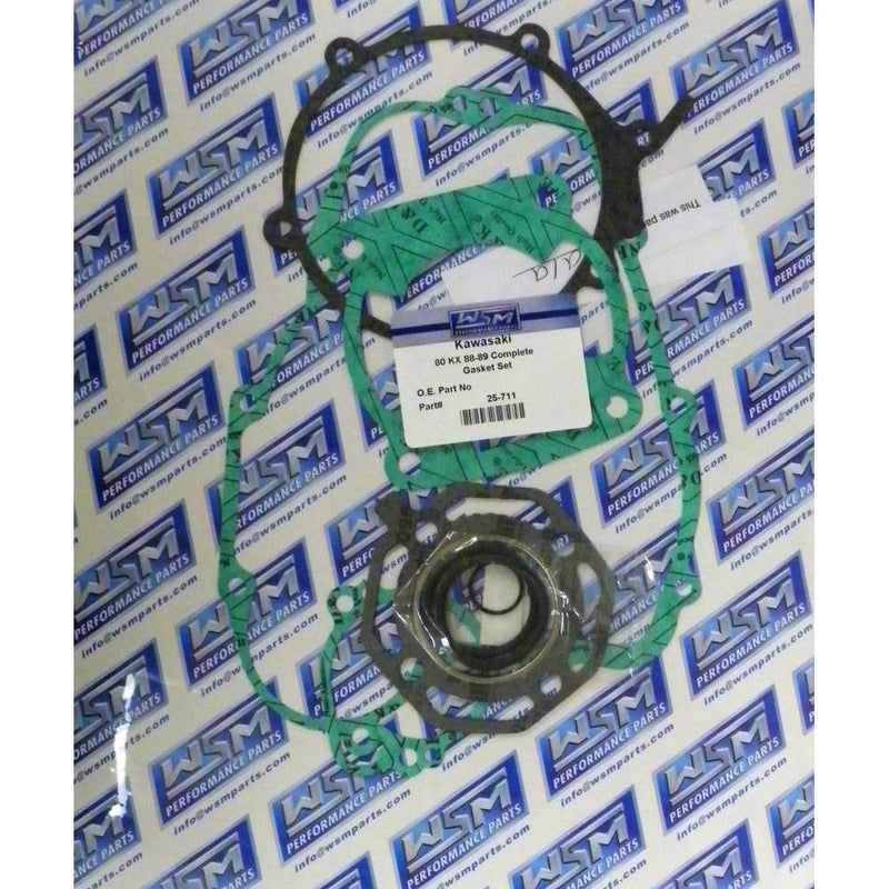 Load image into Gallery viewer, WSM Complete Gasket Kit For Kawasaki 80 KX 88-89 25-711
