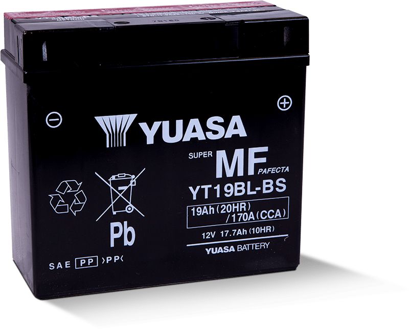 Load image into Gallery viewer, Yuasa Maintenance Free YT19BLBS 12 Volt Battery YUAM6219BL
