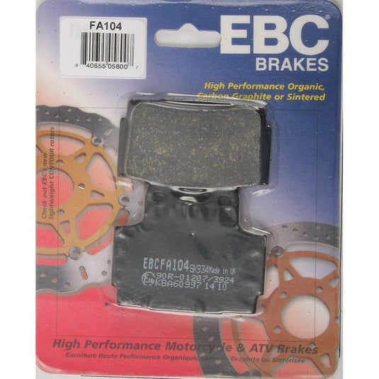 EBC Organic Brake Pad and Shoes For Yamaha RZ500 1984-1986 Front/Rear