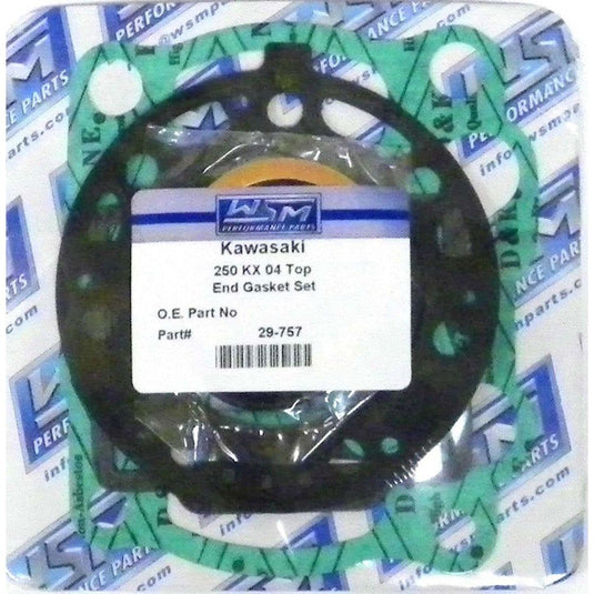 WSM Top End Gasket Kit For Kawasaki 250 KX 2004 29-757
