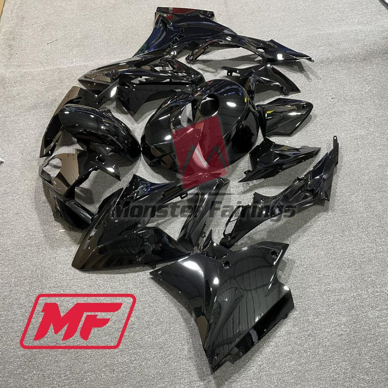 Load image into Gallery viewer, Monster Fairings Full Kit BMW S1000RR 17-18 Gloss Black + Windshield + Gas Tank Cover
